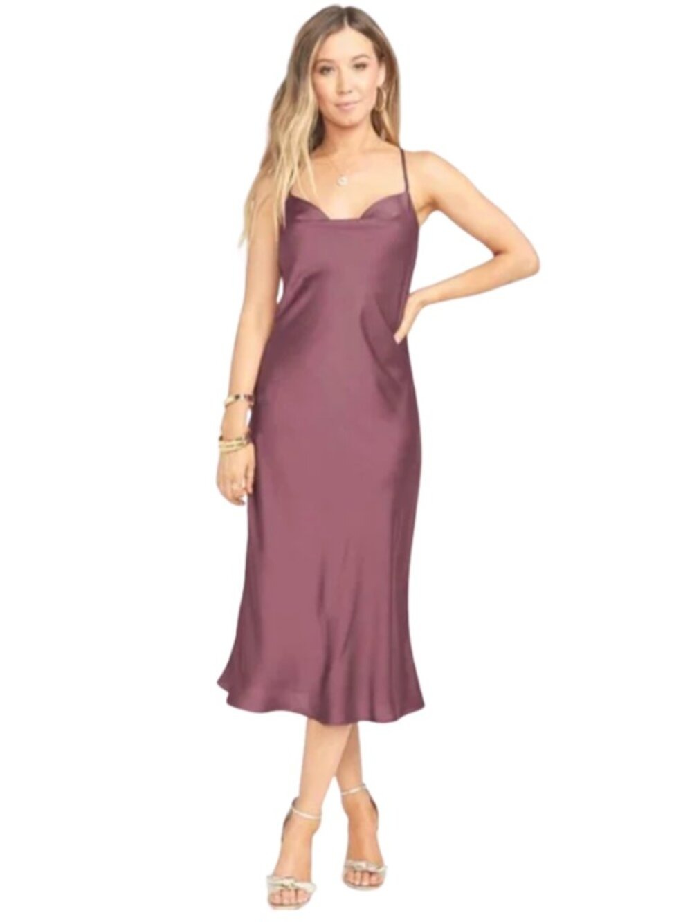 Show Me Your Mumu The Verona Midi Dress - Dusty Plum